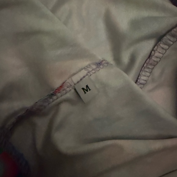 Colorful Swirl Print Two-Piece Rave Set - Picture 3 of 4